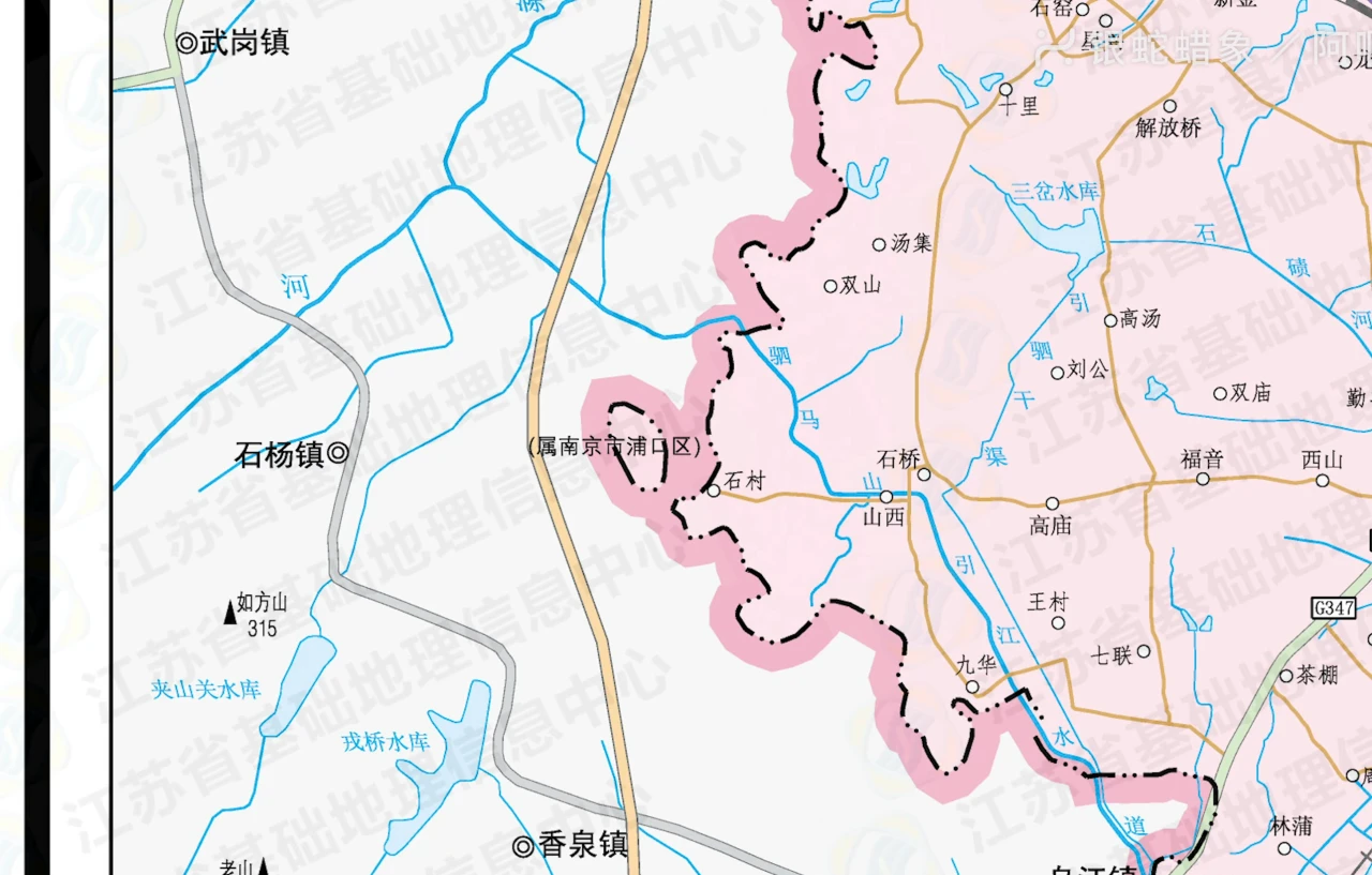 南京的最西端是一块飞地