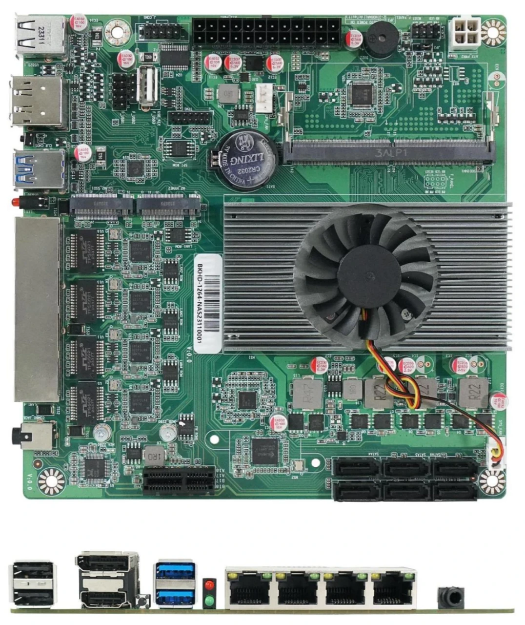 官网上这块主板的图像